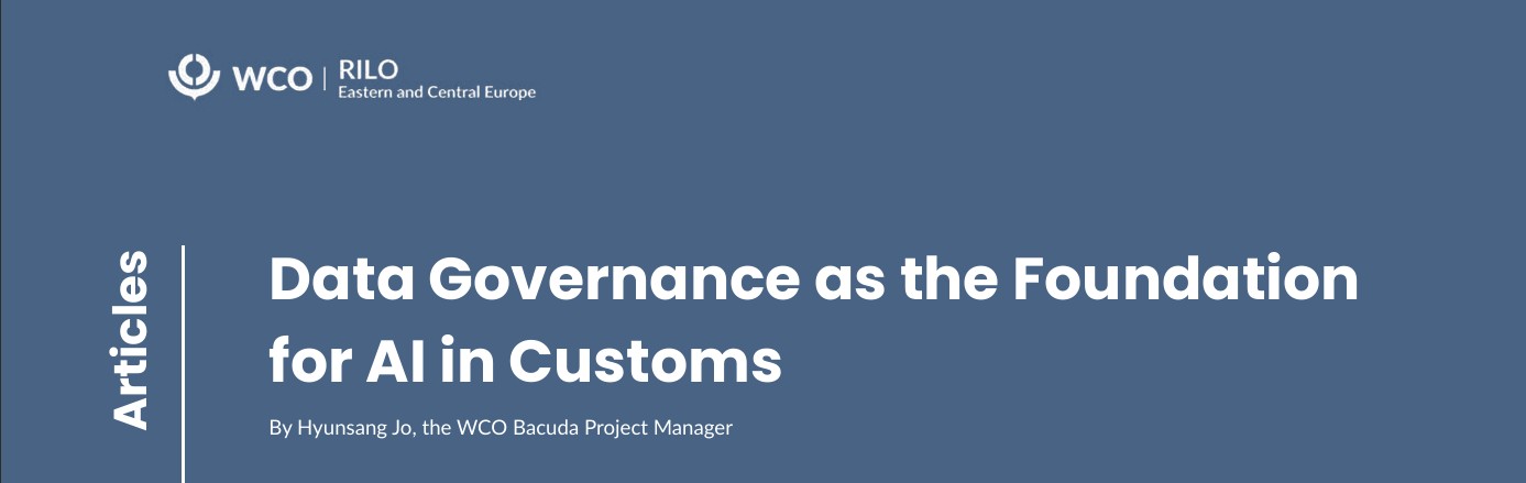 [Article] Data Governance as the foundation for AI in Customs